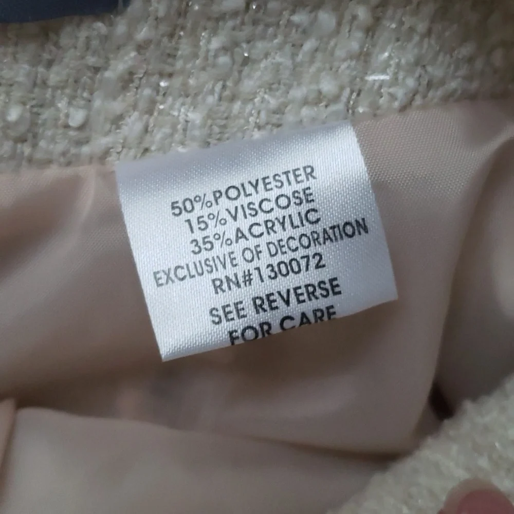 Cass Guy Women's Woven Mini Skirt White Size 12